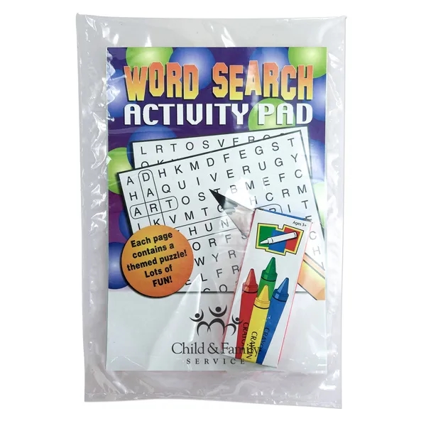 Word search activity pad with crayons, bag and 16 pages.... from ASI 98360 WOWLine / WOWLine®