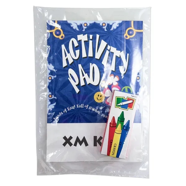 7 3/4" x 5 1/4" activity set with crayons, bag, and... from ASI 98360 WOWLine / WOWLine®