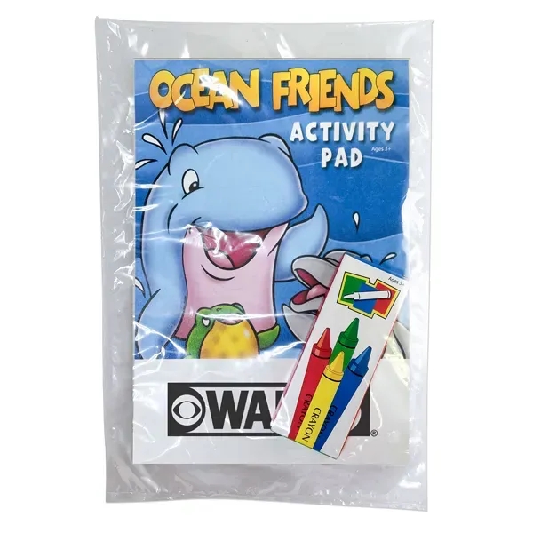 Ocean themed activity pad with 16 pages plus the cover with... from ASI 98360 WOWLine / WOWLine®