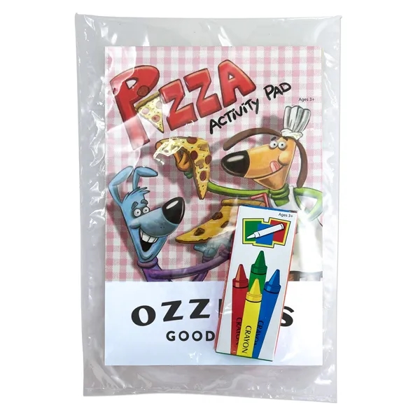 Pizza themed activity pad with 16 pages plus the cover with... from ASI 98360 WOWLine / WOWLine®