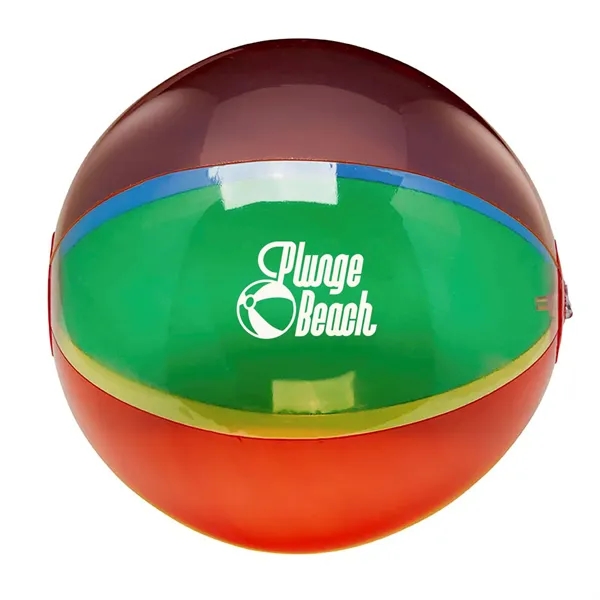 16" translucent inflatable beach ball.... from ASI 63549 Jornik Manufacturing Corp / Jornik