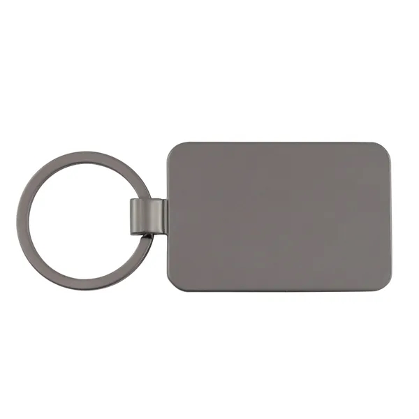 3" x 1.4" die cast metal key tag with wood inlay... from ASI 52263 EMT