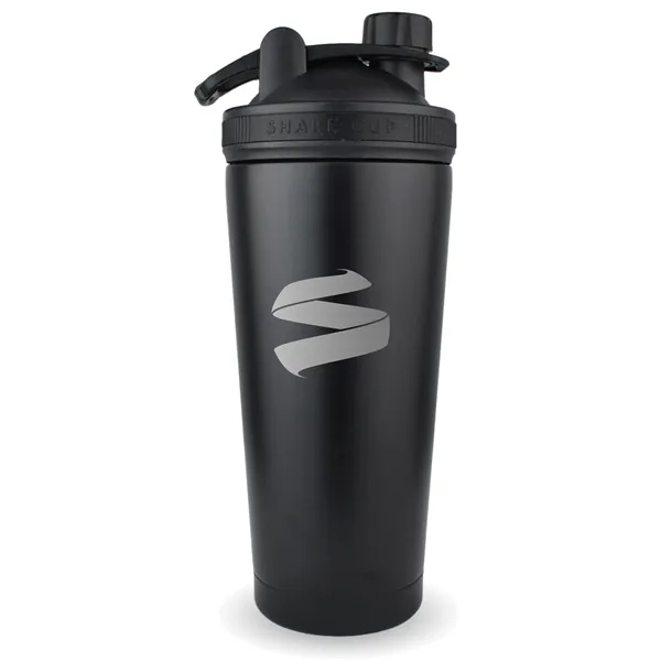 Shaker Bottle 24oz Double Wall Insulated Stainless Steel... from ASI 72657 Active Life Promo / Active Life