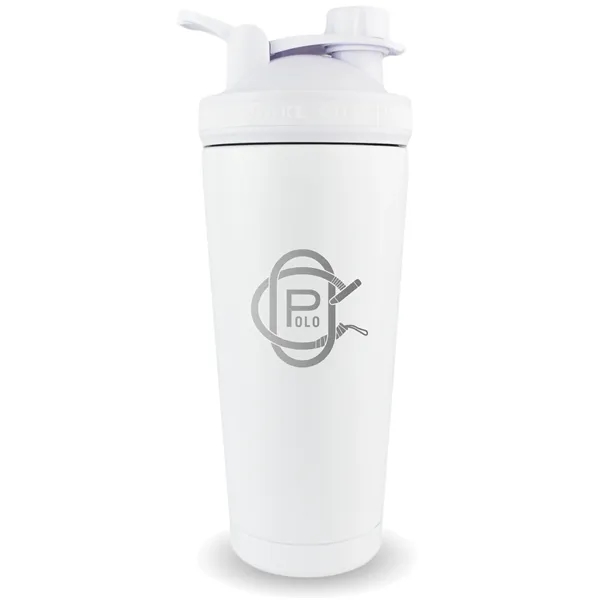 Shaker Bottle 24oz Double Wall Insulated Stainless Steel... from ASI 72657 Active Life Promo / Active Life