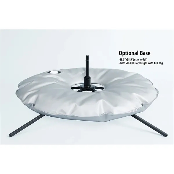 71" x 28" rectangular polyester flutter flag with rotating pole install... from ASI 36558 Aprons, Etc.