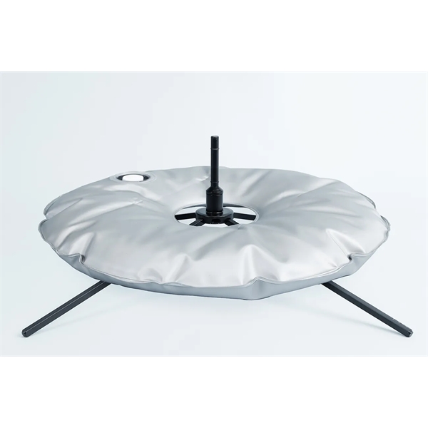 X-shaped spider base for flutter flags with fillable water weight ring.... from ASI 36558 Aprons, Etc.