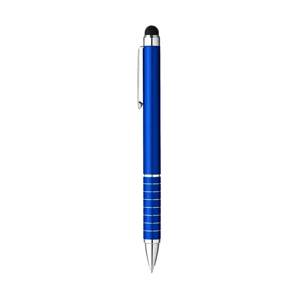 Aluminum twist action ballpoint pen with capacitive touch stylus tip.... from ASI 31517 Admart Products / Admart Line