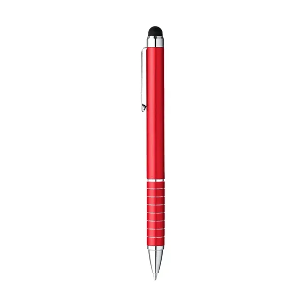 Aluminum twist action ballpoint pen with capacitive touch stylus tip.... from ASI 31517 Admart Products / Admart Line