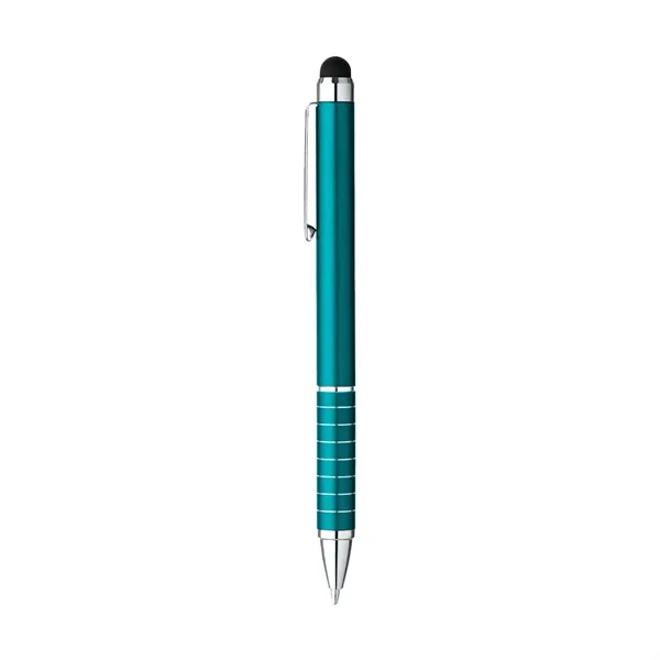Aluminum twist action ballpoint pen with capacitive touch stylus tip.... from ASI 31517 Admart Products / Admart Line