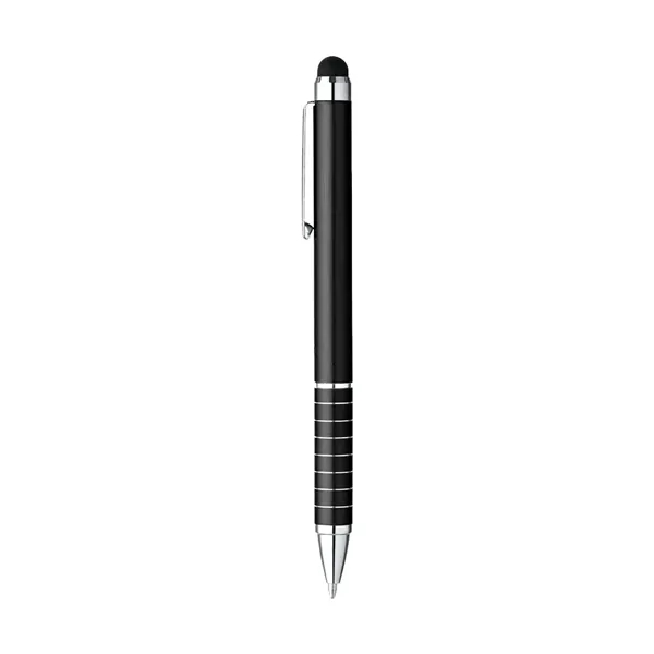 Aluminum twist action ballpoint pen with capacitive touch stylus tip.... from ASI 31517 Admart Products / Admart Line