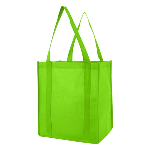 13" x 15" x 8" non-woven polypropylene tote bag with drop... from ASI 37980 Bagworld