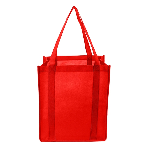 13" x 15" x 8" non-woven polypropylene tote bag with drop... from ASI 37980 Bagworld