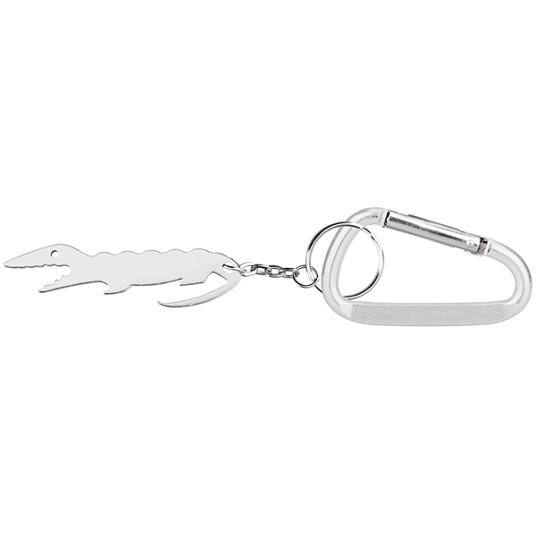 Alligator shape key chain with bottle opener and carabineer.... from ASI 74585 Nu Promo International / Nu Promo Line