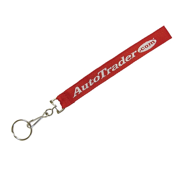 6.5" polypropylene key strap with large split ring & swivel snap... from ASI 92980 WOV-IN® / Universal Strap/Wov-In Line