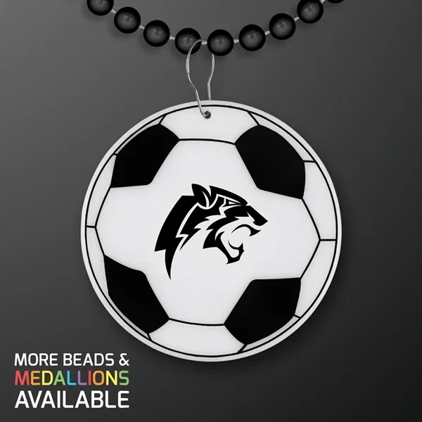 Imprinted non-light up soccer ball medallion, 5 day production.... from ASI 34194 ALightPromos / Alight Promotional Products
