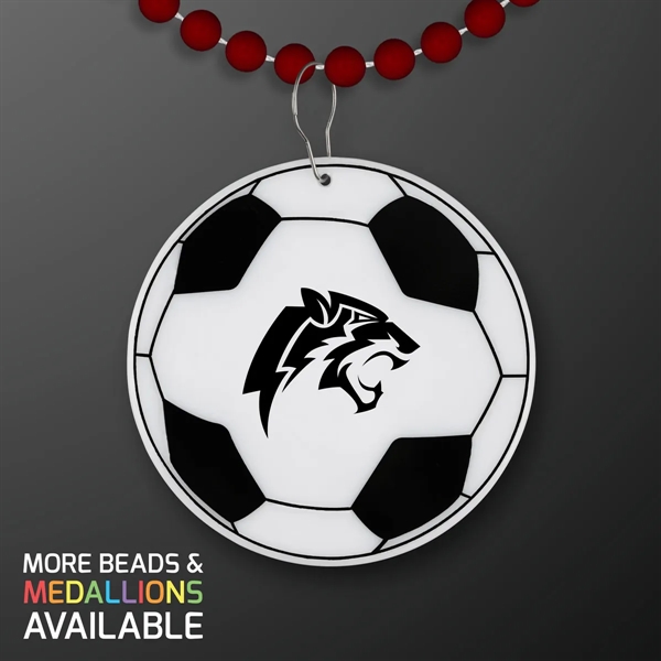 Imprinted non-light up soccer ball medallion, 5 day production.... from ASI 34194 ALightPromos / Alight Promotional Products
