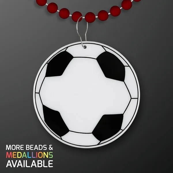 Imprinted non-light up soccer ball medallion, 5 day production.... from ASI 34194 ALightPromos / Alight Promotional Products