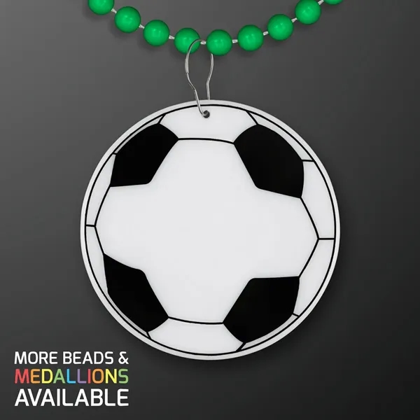 Imprinted non-light up soccer ball medallion, 5 day production.... from ASI 34194 ALightPromos / Alight Promotional Products