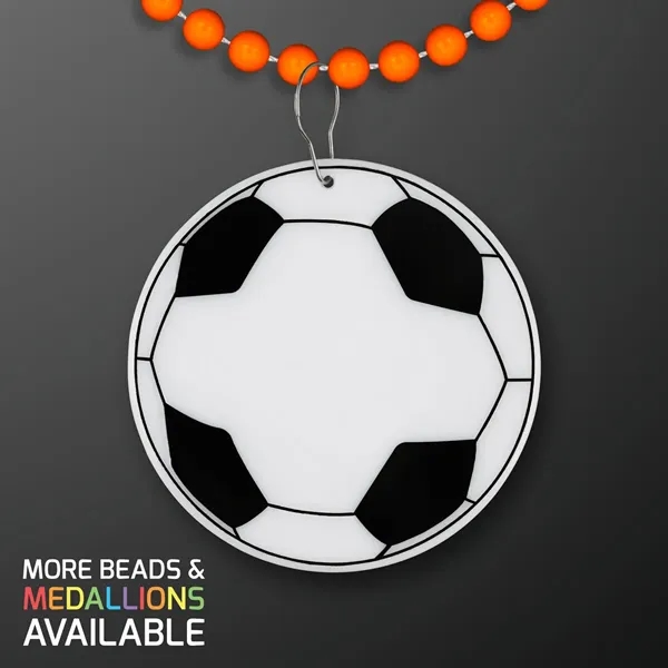 Imprinted non-light up soccer ball medallion, 5 day production.... from ASI 34194 ALightPromos / Alight Promotional Products