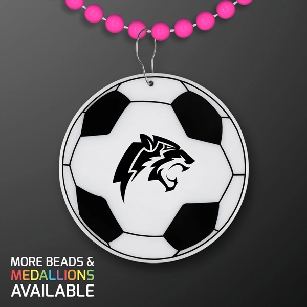 Imprinted non-light up soccer ball medallion, 5 day production.... from ASI 34194 ALightPromos / Alight Promotional Products