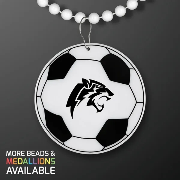 Imprinted non-light up soccer ball medallion, 5 day production.... from ASI 34194 ALightPromos / Alight Promotional Products