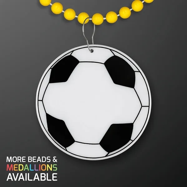 Imprinted non-light up soccer ball medallion, 5 day production.... from ASI 34194 ALightPromos / Alight Promotional Products