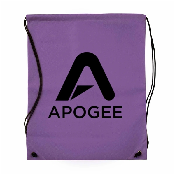 17.5" x 14.5" x 0.125" 80GSM non-woven polypropylene drawstring backpack.... from ASI 63549 Jornik Manufacturing Corp / Jornik