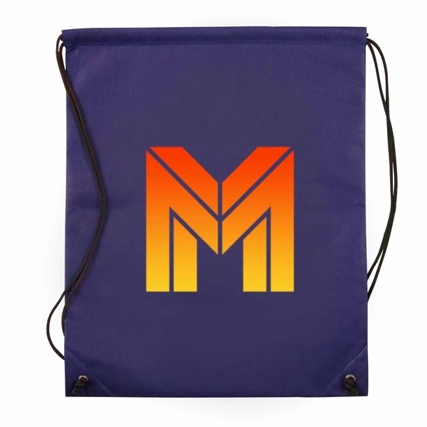 17.5" x 14.5" x 0.125" 80GSM non-woven polypropylene drawstring cinch backpack.... from ASI 63549 Jornik Manufacturing Corp / Jornik