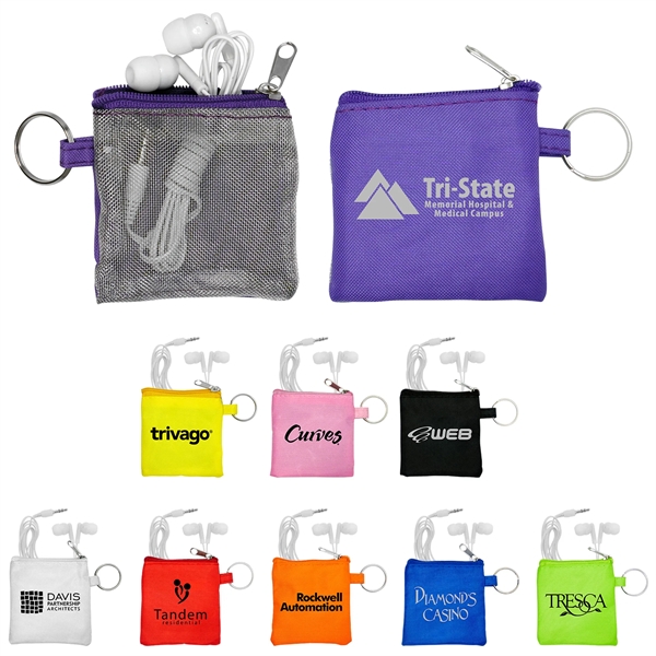 EAR-BUD POUCH... from ASI 30208 A P Specialties / AP Specialties