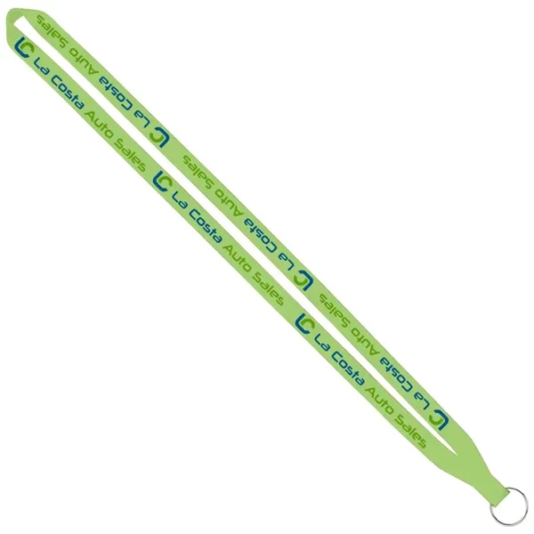 Dual-sided dye-sublimated lanyards in 0.5" width. Premium polyester with metal attachments... from ASI 67557 LimeLight Ent