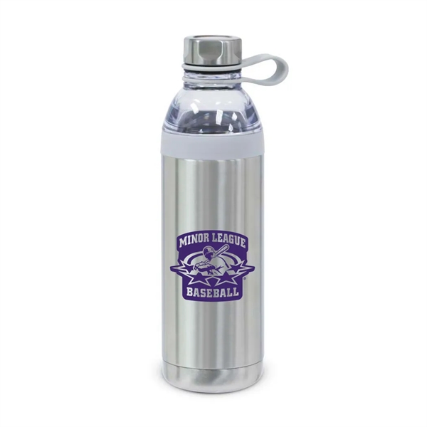 20 oz. Dual Open Stainless Steel Water Bottle... from ASI 31517 Admart Products