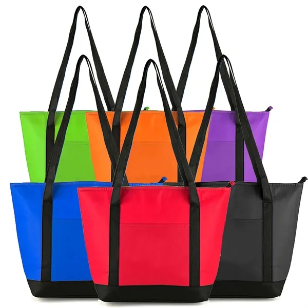 Non Woven portable foil lined cooler shoulder tote bag.... from ASI 31517 Admart Products / Admart Line