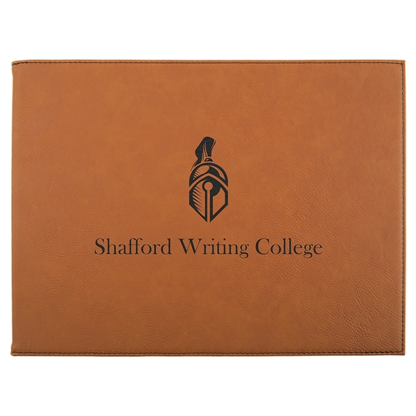 9" x 12" durable certificate holder made of rawhide leatherette that... from ASI 74601 Calico