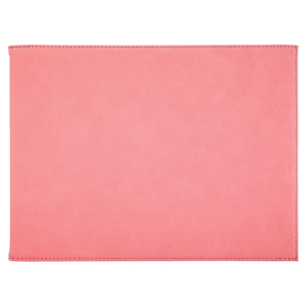 9" x 12" durable certificate holder made of pink leatherette that... from ASI 74601 Calico