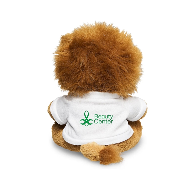 Adorable tan plush lion available in your choice of 9 t-shirt... from ASI 79530 Prime Line