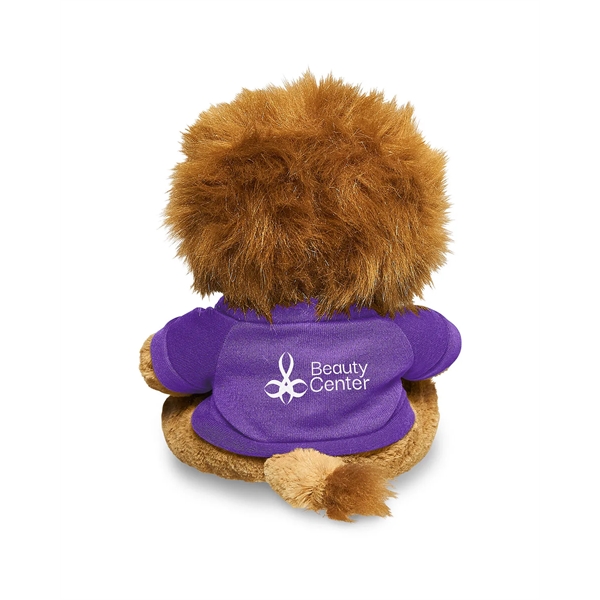 Adorable tan plush lion available in your choice of 9 t-shirt... from ASI 79530 Prime Line
