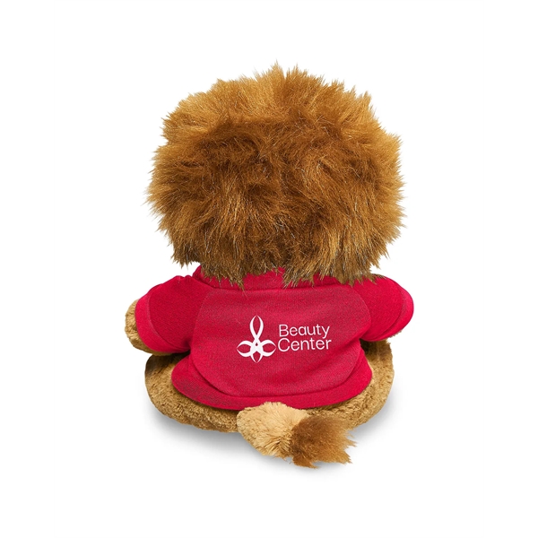 Adorable tan plush lion available in your choice of 9 t-shirt... from ASI 79530 Prime Line