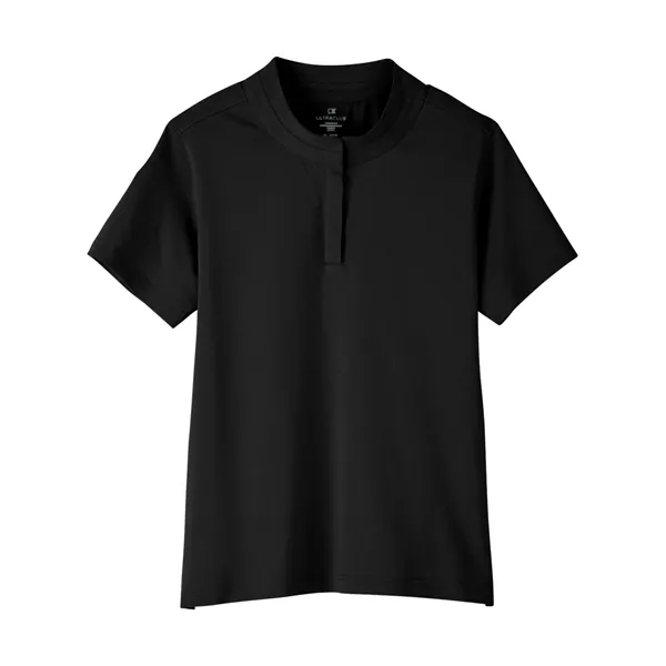 Ladies' polo made of cotton and spandex jersey with moisture-wicking and... from ASI 34063 alphabroder