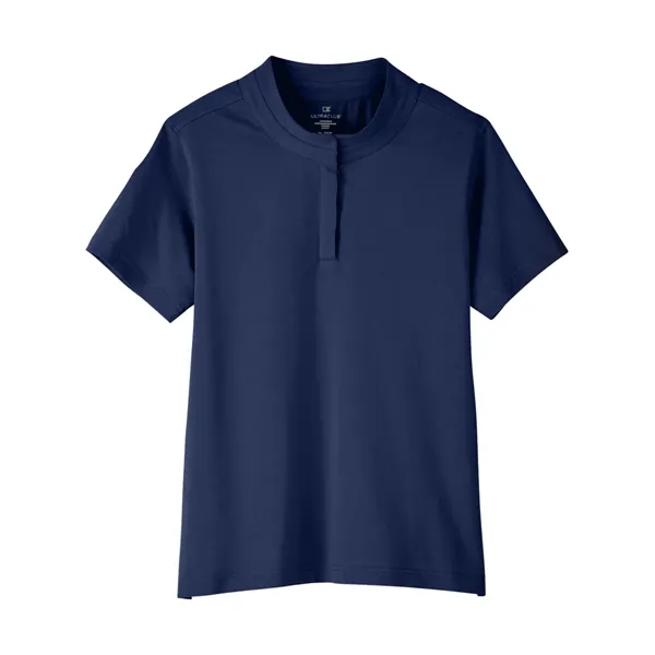 Ladies' polo made of cotton and spandex jersey with moisture-wicking and... from ASI 34063 alphabroder