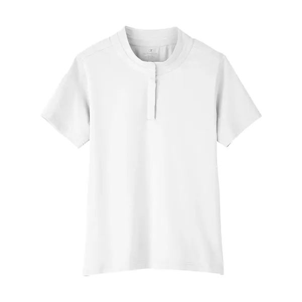 Ladies' polo made of cotton and spandex jersey with moisture-wicking and... from ASI 34063 alphabroder