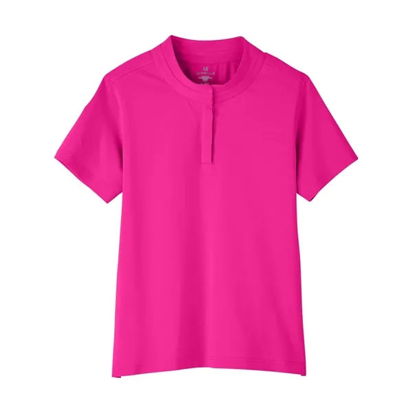 Ladies' polo made of cotton and spandex jersey with moisture-wicking and... from ASI 34063 alphabroder