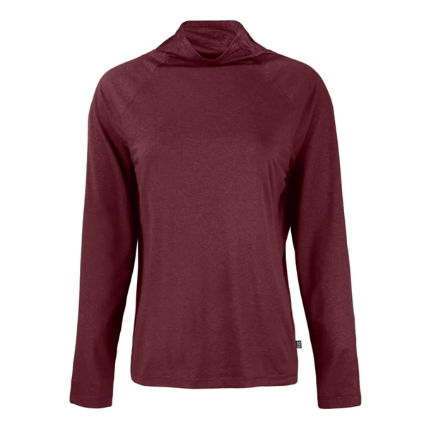 Women's sweatshirt with a funnel neck, UPF 50+ protection, and moisture-wicking... from ASI 47965 Cutter & Buck
