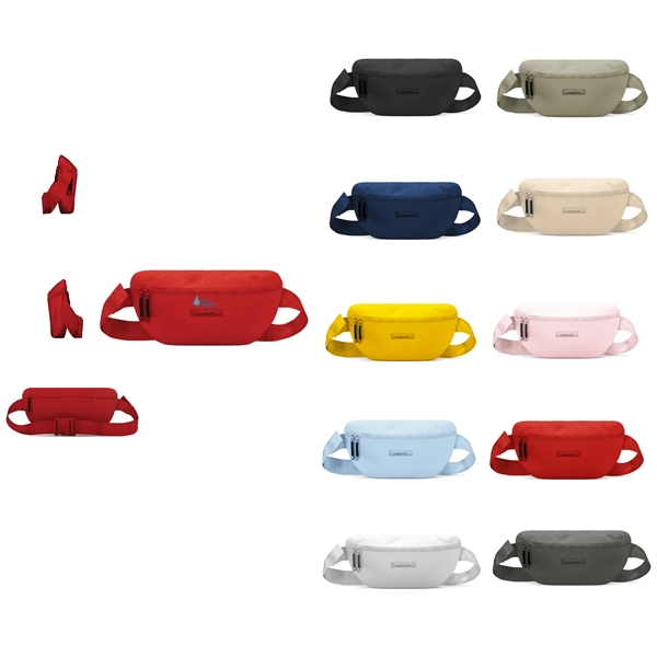 2 small pockets, one large magnetic pocket, and one discreet back... from ASI 72657 Active Life Promo / Active Life