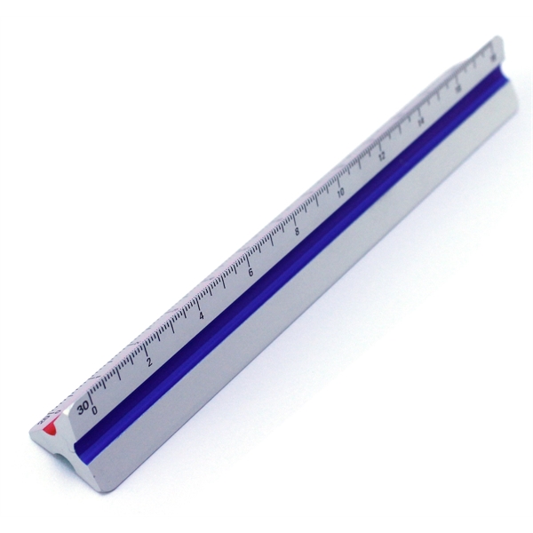 Aluminum 6" color coded engineer triangular scale.... from ASI 34910 Alumicolor / Alumicolor