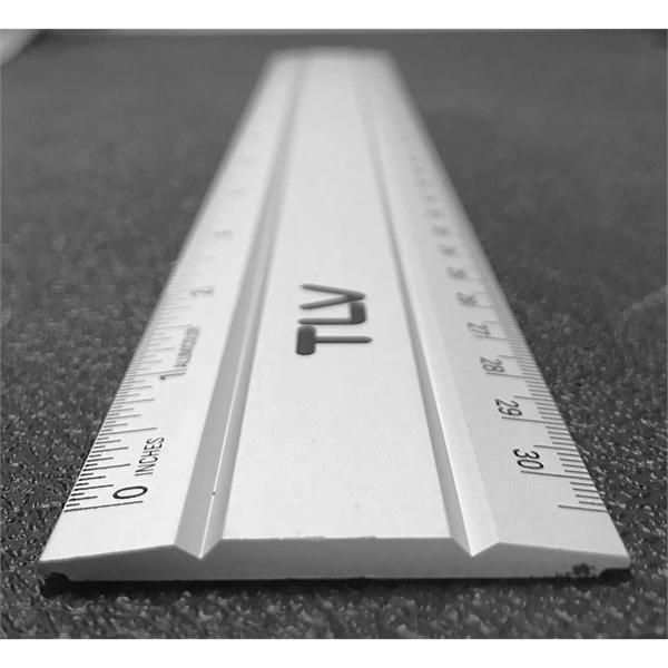 Aluminum 12" office ruler.... from ASI 34910 Alumicolor / Alumicolor