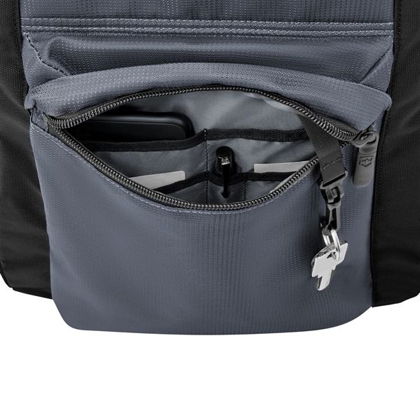 The Energy backpack is stylish, functional and perfect for branding. Padded... from ASI 46170 Compass Industries Inc