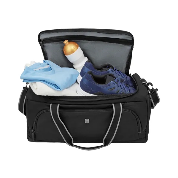 The Voyage Duffle bag packs up for the gym, the day... from ASI 46170 Compass Industries Inc