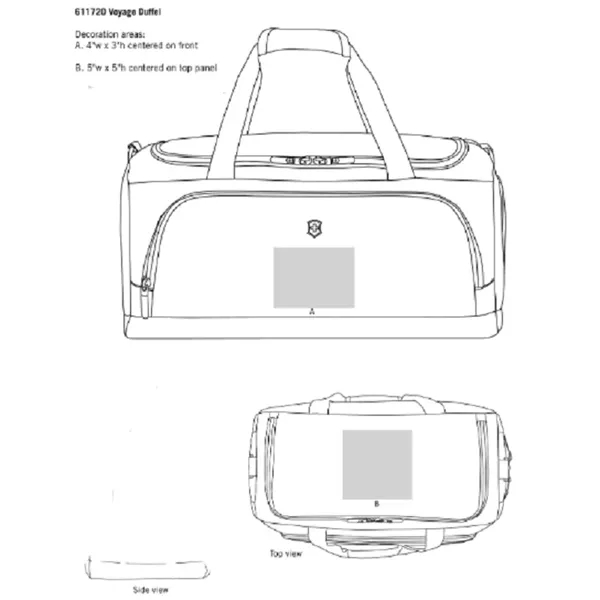 The Voyage Duffle bag packs up for the gym, the day... from ASI 46170 Compass Industries Inc