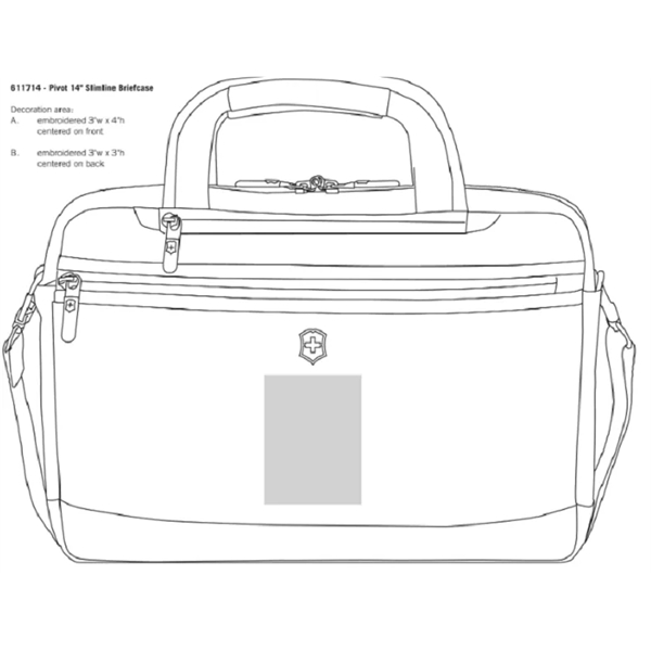 The Pivot laptop bag is a modern version of a business... from ASI 46170 Compass Industries Inc
