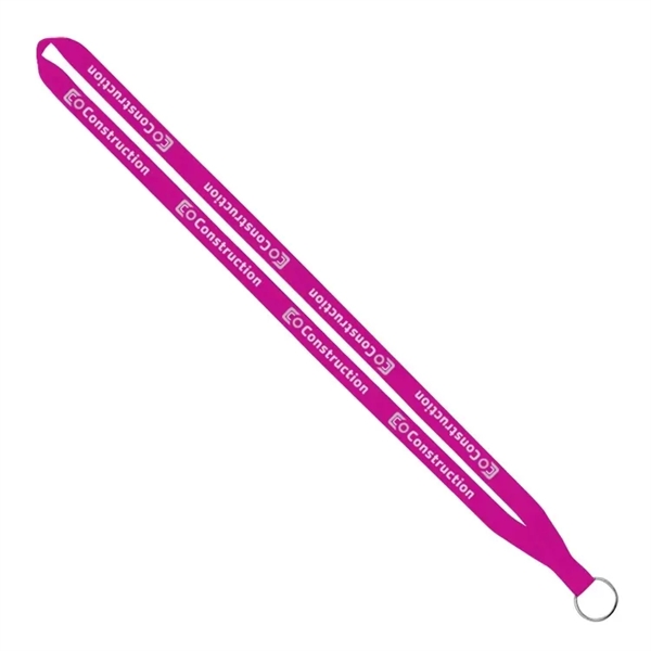 Durable 1/2" screen-printed lanyards in vibrant colors, 100% polyester, 33" long.... from ASI 67557 LimeLight Ent